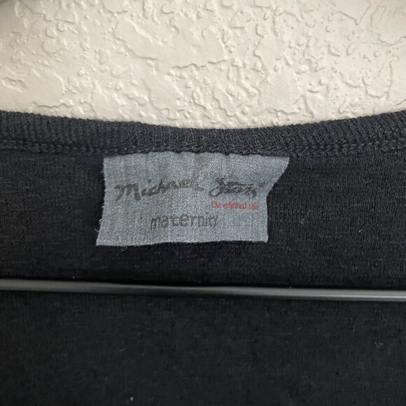 Michael Stars Black Stretchy Maternity Dress OS - Picture 2 of 5